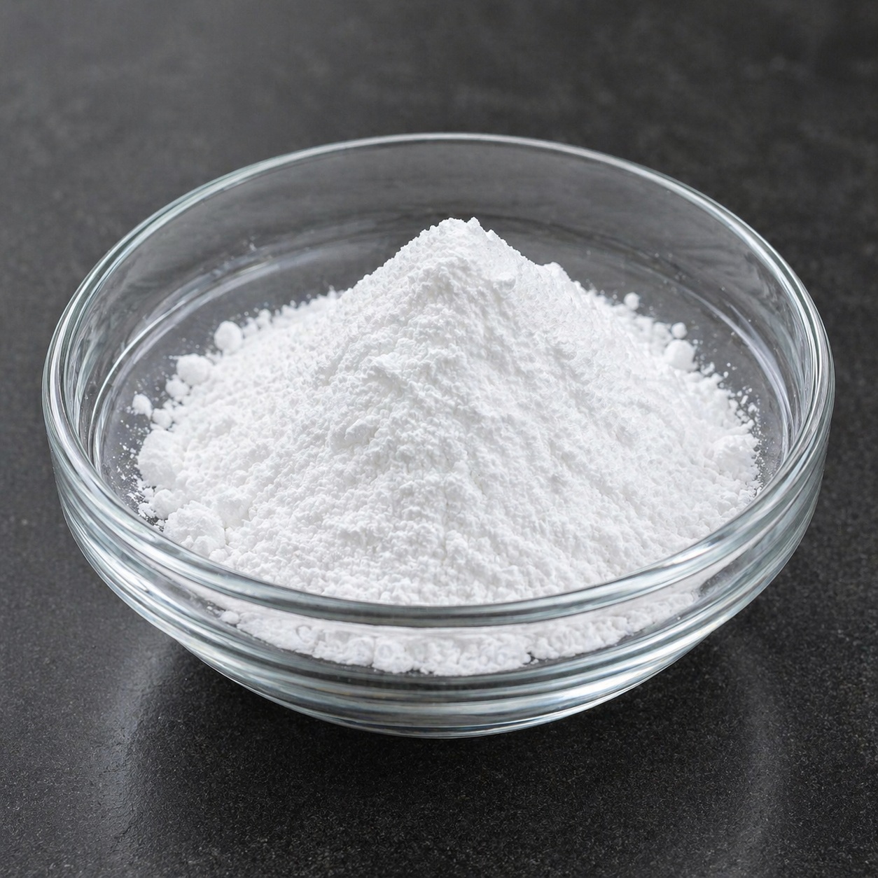 Ascorbyl palmitate Ascorbyl Palmitate fine white to off-white powder in glass container used as antioxidant and vitamin C derivative in cosmetic formulations