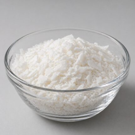 Cetyl Palmitate waxy ester used as an emollient and consistency enhancer in cosmetic formulations.