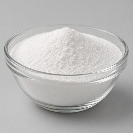 Sodium Cocoyl Isethionate (SCI) white powder or noodles used as a mild surfactant and cleansing agent in personal care formulations.