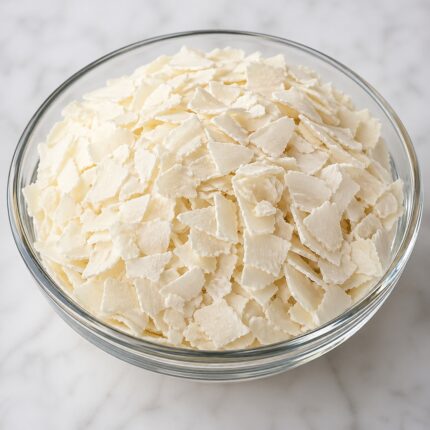 Magnesium Aluminum Silicate fine off-white powder used as a thickening and stabilizing agent in cosmetic and personal care formulations