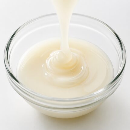 Repoly 715 clear to slightly viscous liquid in a container, commonly used as a film-forming and conditioning agent in cosmetic and personal care formulations.