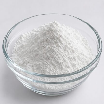 Sodium Hyaluronate High Molecular Weight fine white powder used as a surface hydrating and moisture-retaining ingredient in skincare formulations