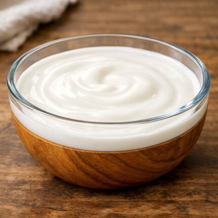 SIMULGEL INS 100 cosmetic polymer gel thickener shown as a smooth translucent liquid, used for stabilizing and thickening gel-cream skincare formulations.